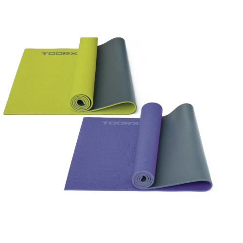 Коврик для фитнеса  Toorx Yoga PVC 173 х 60 х 0,6 см Viola/Antracite (MAT-177) - фото №2